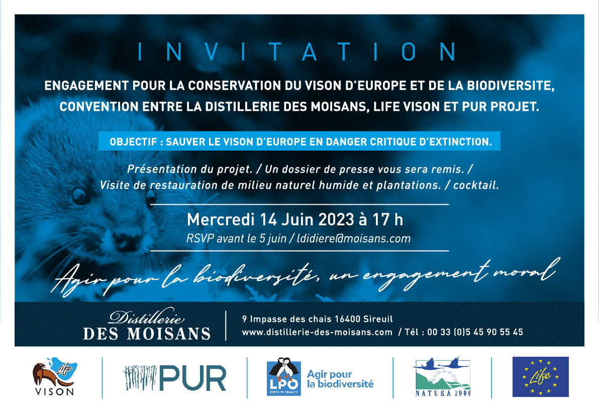 Engagement pour la conservation du vision d'europe et de la biodiversité